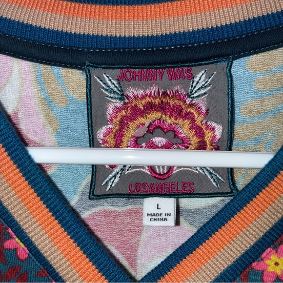 Johnny Was The Janie Favorite Raglan Sleeve Sweatshirt Size Large - Picture 5 of 6